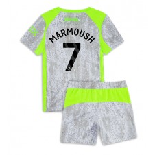 Manchester City Omar Marmoush #7 Tredjedraktsett Barn 2025-26 Kortermet (+ korte bukser)